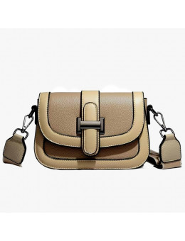 Женская кожаная сумка 1122-1 KHAKI-1